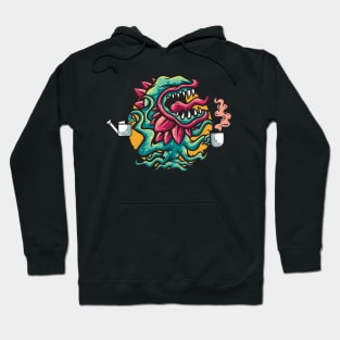 Venus flytrap plant coffee lover apparel Carnivorous plants Flycatcher Hoodie